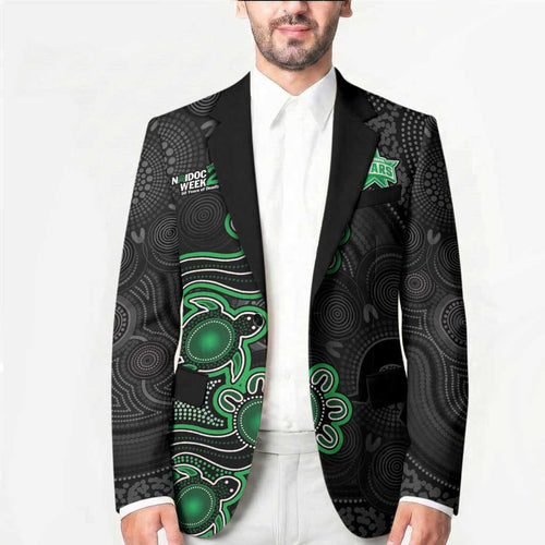 Personalised Melbourne Stars NAIDOC Week 2026 Blazer Sea Turtles Aboriginal Art