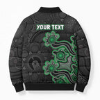 Personalised Melbourne Stars NAIDOC Week 2026 Bomber Puffer Jacket Sea Turtles Aboriginal Art