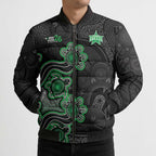 Personalised Melbourne Stars NAIDOC Week 2026 Bomber Puffer Jacket Sea Turtles Aboriginal Art