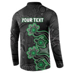 Personalised Melbourne Stars NAIDOC Week 2026 Button Sweatshirt Sea Turtles Aboriginal Art