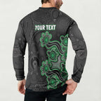 Personalised Melbourne Stars NAIDOC Week 2026 Button Sweatshirt Sea Turtles Aboriginal Art