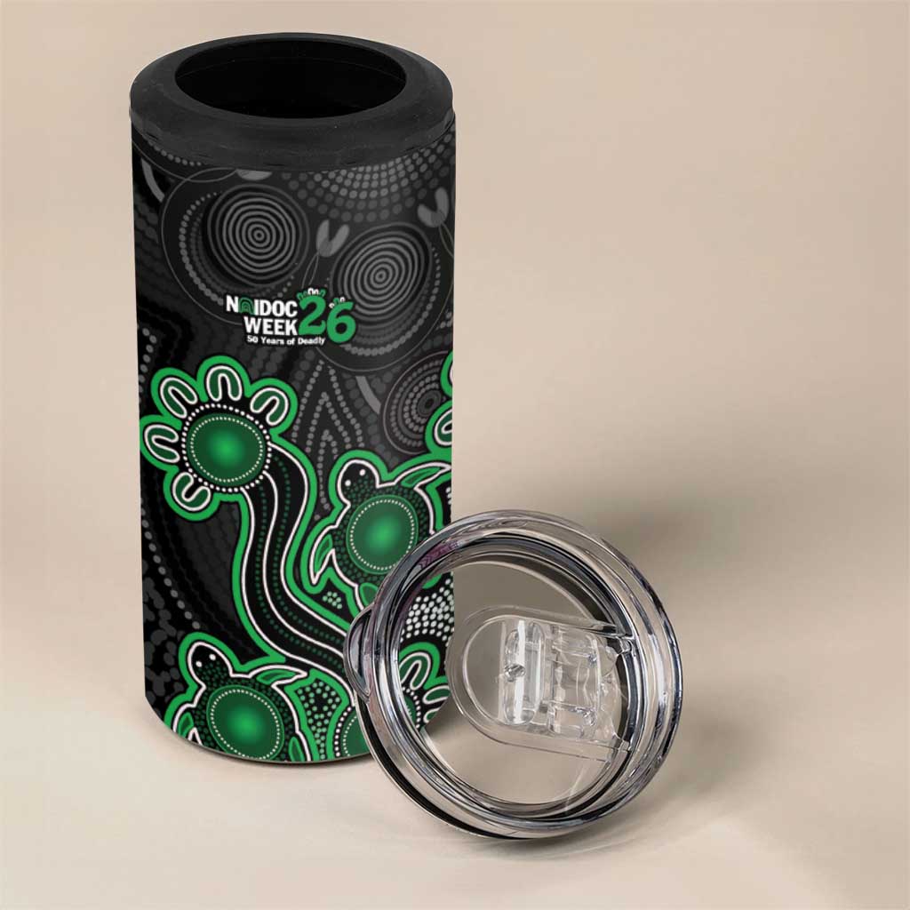 Personalised Melbourne Stars NAIDOC Week 2026 4 in 1 Can Cooler Tumbler Sea Turtles Aboriginal Art