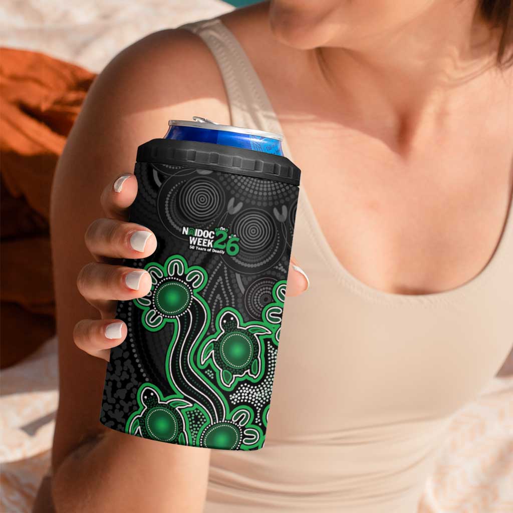 Personalised Melbourne Stars NAIDOC Week 2026 4 in 1 Can Cooler Tumbler Sea Turtles Aboriginal Art