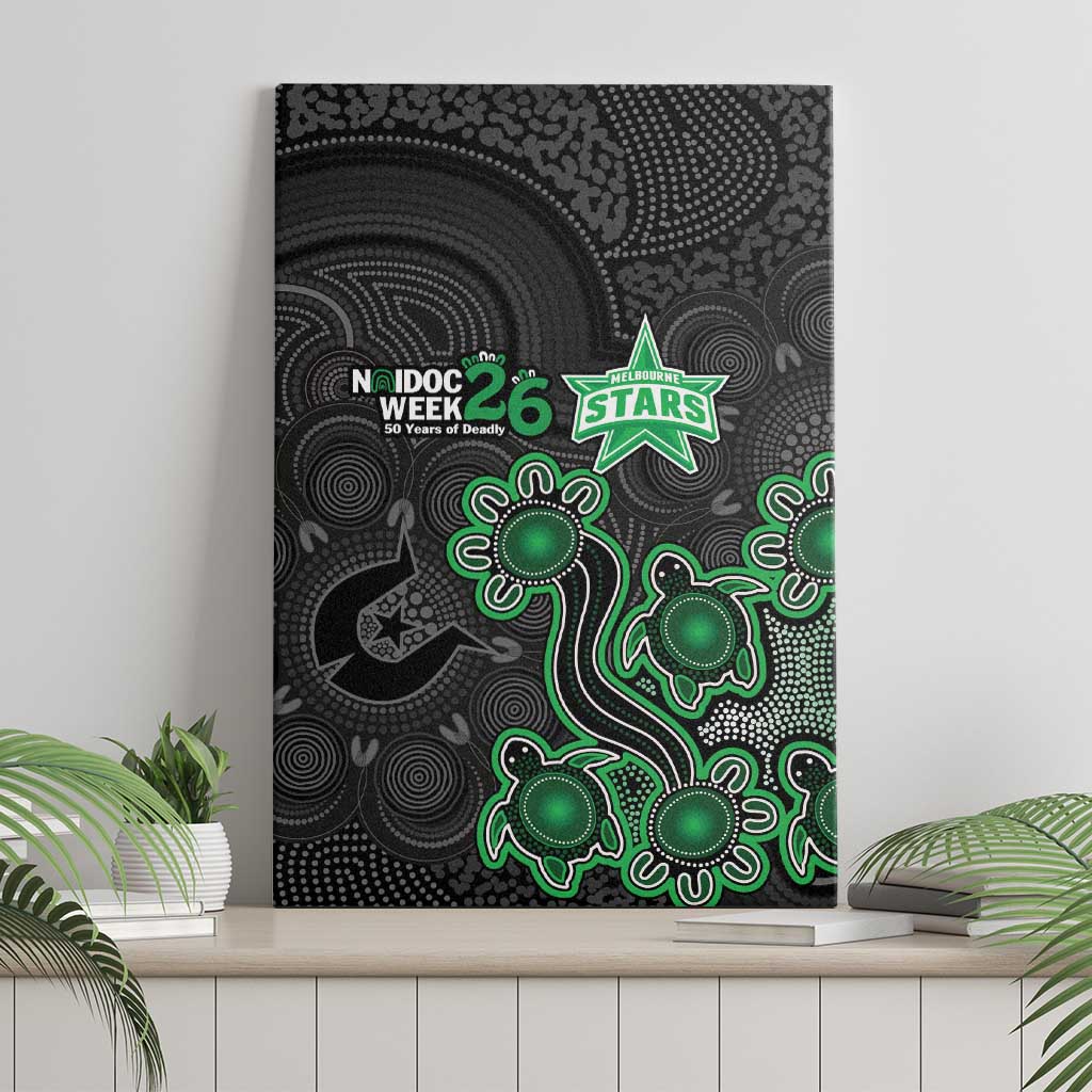 Melbourne Stars NAIDOC Week 2026 Canvas Wall Art Sea Turtles Aboriginal Art