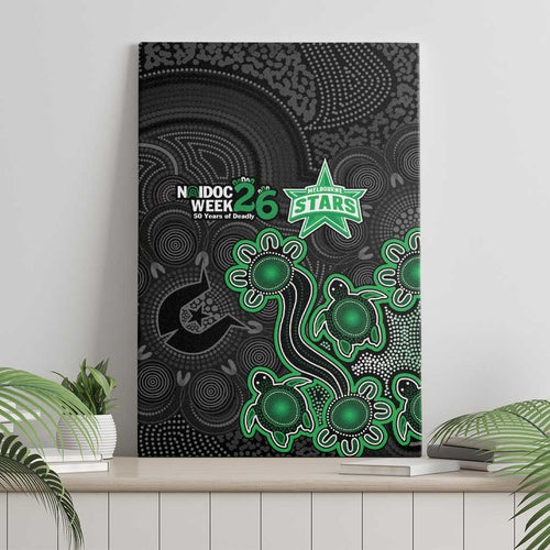 Melbourne Stars NAIDOC Week 2026 Canvas Wall Art Sea Turtles Aboriginal Art