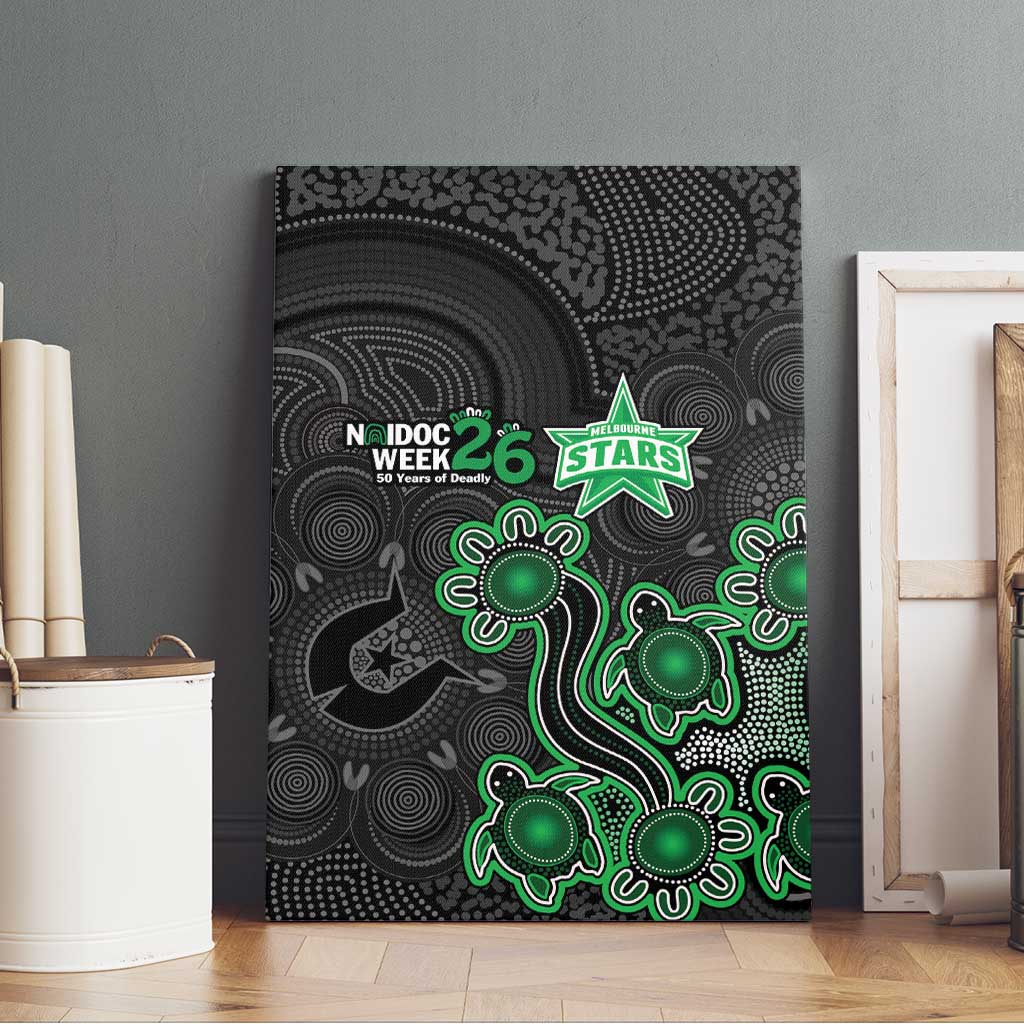 Melbourne Stars NAIDOC Week 2026 Canvas Wall Art Sea Turtles Aboriginal Art