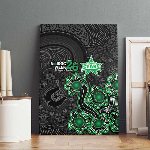 Melbourne Stars NAIDOC Week 2026 Canvas Wall Art Sea Turtles Aboriginal Art