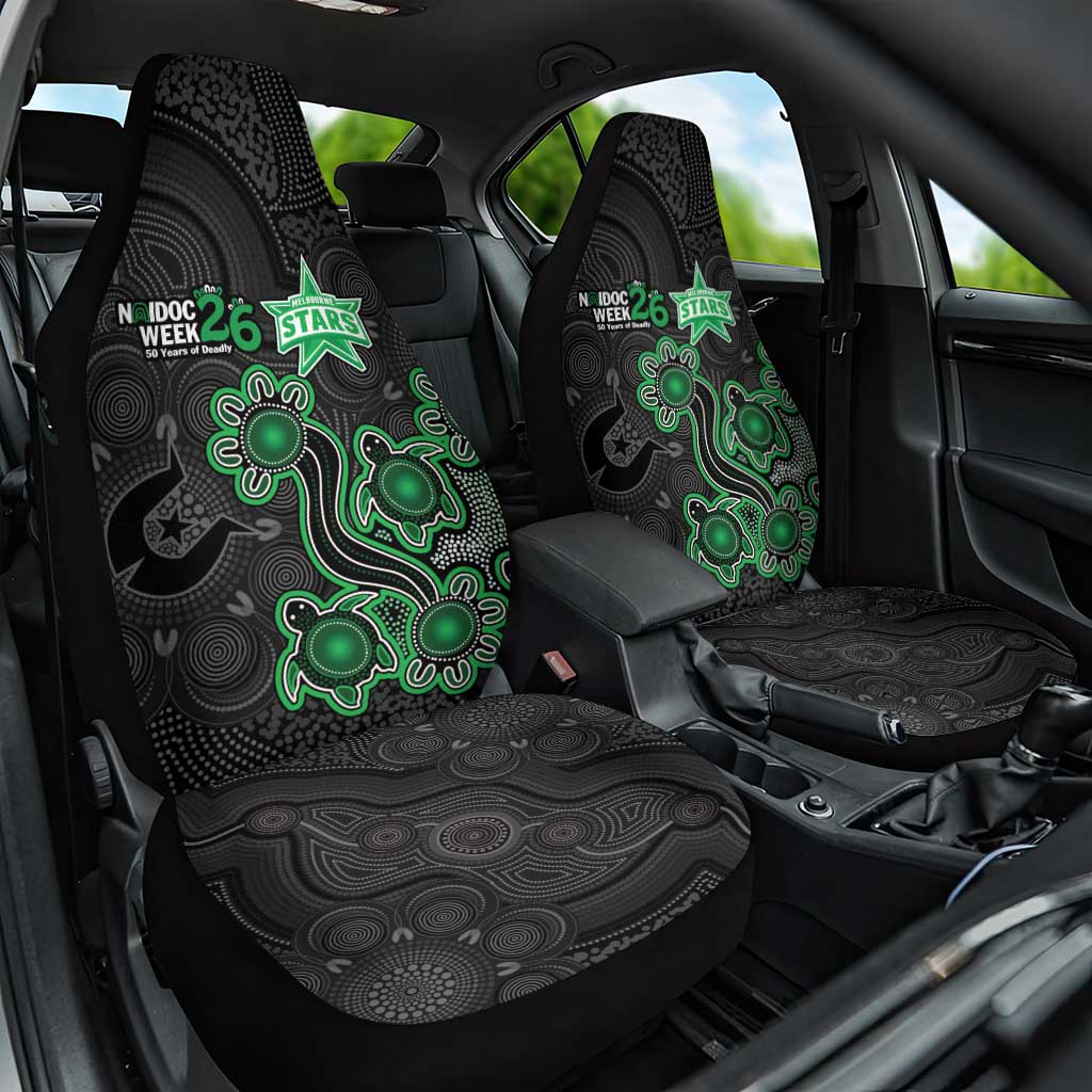 Melbourne Stars NAIDOC Week 2026 Car Seat Cover Sea Turtles Aboriginal Art