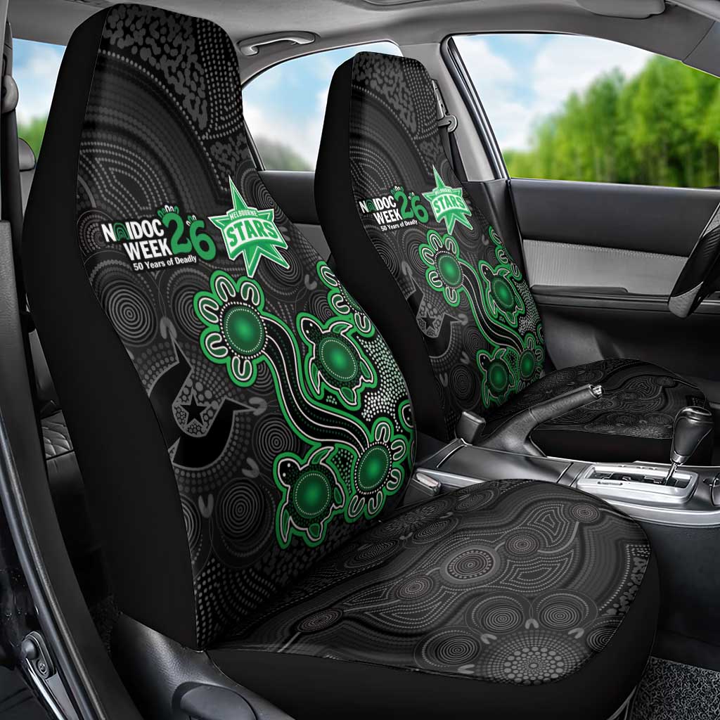 Melbourne Stars NAIDOC Week 2026 Car Seat Cover Sea Turtles Aboriginal Art