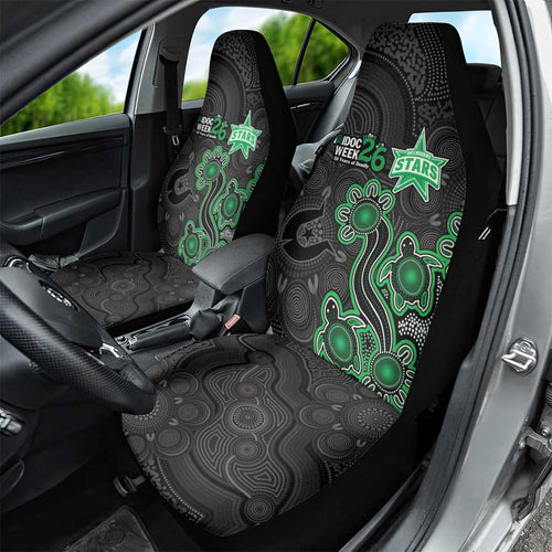 Melbourne Stars NAIDOC Week 2026 Car Seat Cover Sea Turtles Aboriginal Art