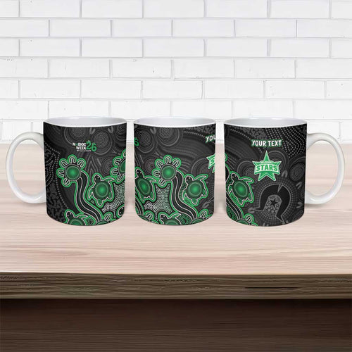 Personalised Melbourne Stars NAIDOC Week 2026 Ceramic Mug Sea Turtles Aboriginal Art