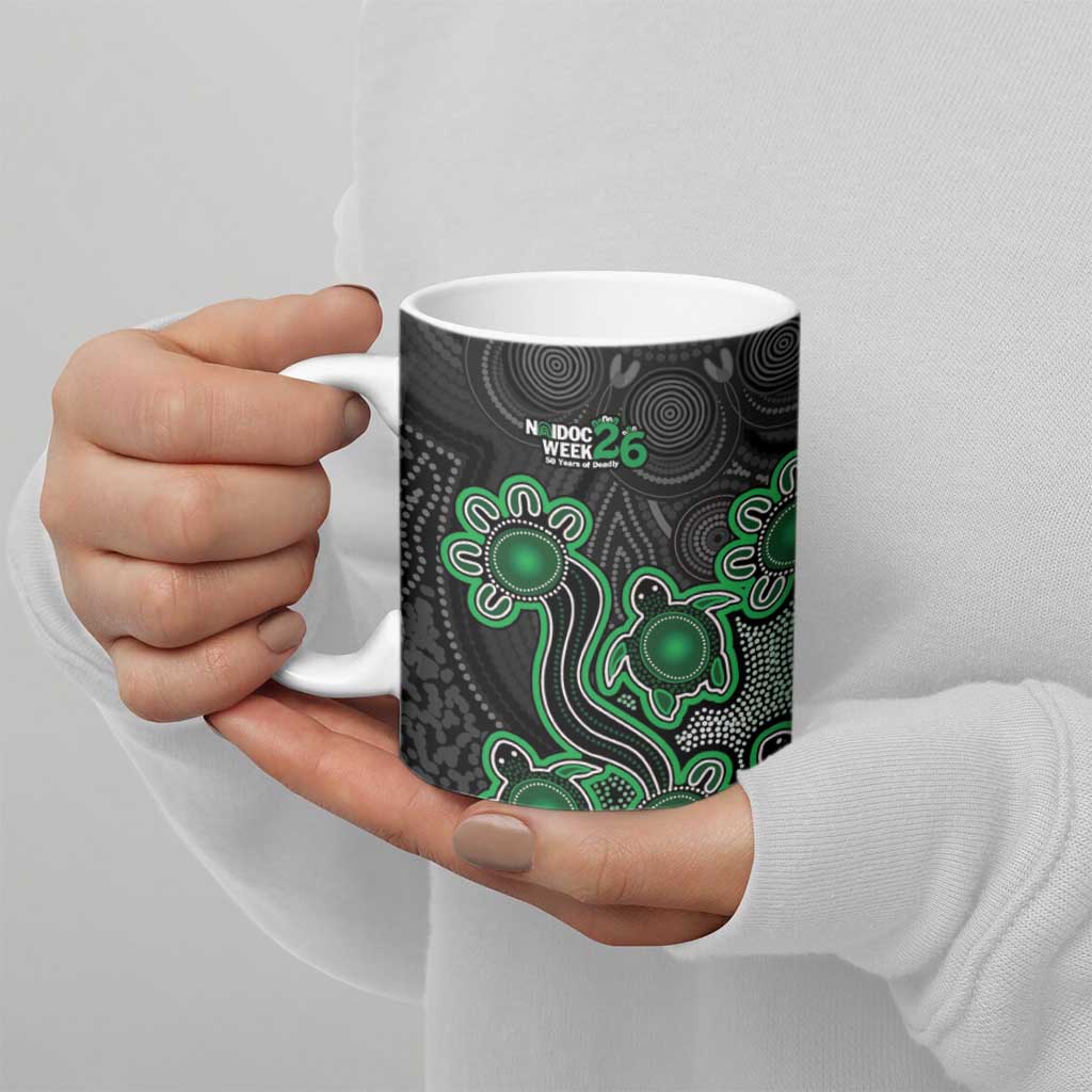 Personalised Melbourne Stars NAIDOC Week 2026 Ceramic Mug Sea Turtles Aboriginal Art