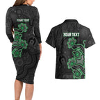 Personalised Melbourne Stars NAIDOC Week 2026 Couples Matching Long Sleeve Bodycon Dress and Hawaiian Shirt Sea Turtles Aboriginal Art