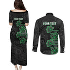Personalised Melbourne Stars NAIDOC Week 2026 Couples Matching Puletasi and Long Sleeve Button Shirt Sea Turtles Aboriginal Art