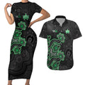 Personalised Melbourne Stars NAIDOC Week 2026 Couples Matching Short Sleeve Bodycon Dress and Hawaiian Shirt Sea Turtles Aboriginal Art