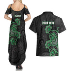 Personalised Melbourne Stars NAIDOC Week 2026 Couples Matching Summer Maxi Dress and Hawaiian Shirt Sea Turtles Aboriginal Art