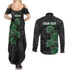 Personalised Melbourne Stars NAIDOC Week 2026 Couples Matching Summer Maxi Dress and Long Sleeve Button Shirt Sea Turtles Aboriginal Art