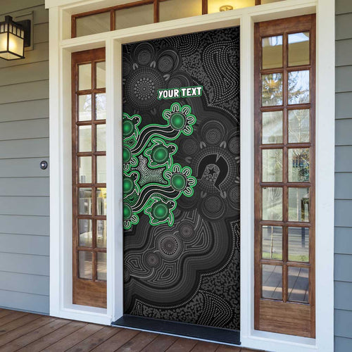 Personalised Melbourne Stars NAIDOC Week 2026 Door Cover Sea Turtles Aboriginal Art