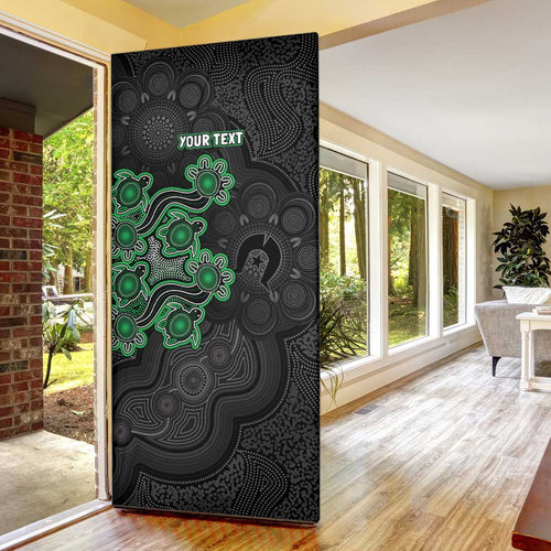Personalised Melbourne Stars NAIDOC Week 2026 Door Cover Sea Turtles Aboriginal Art