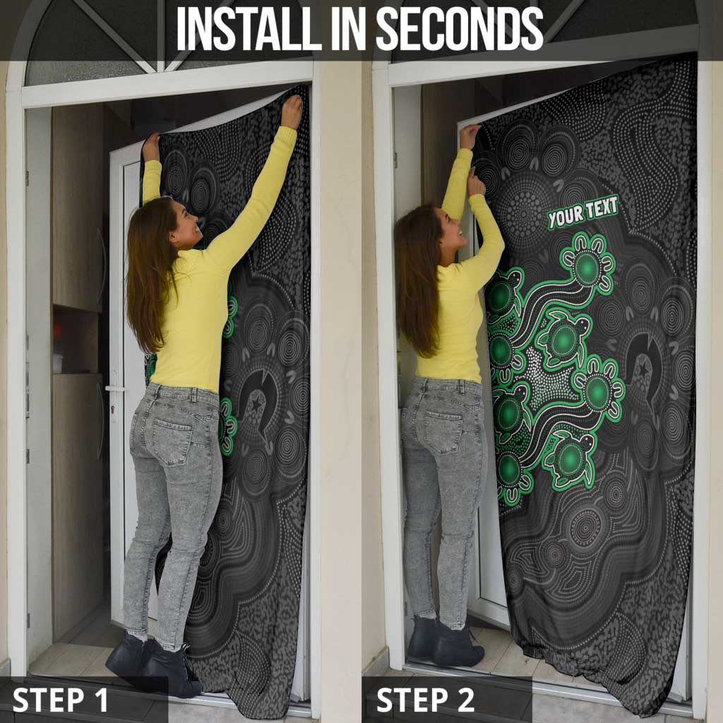 Personalised Melbourne Stars NAIDOC Week 2026 Door Cover Sea Turtles Aboriginal Art