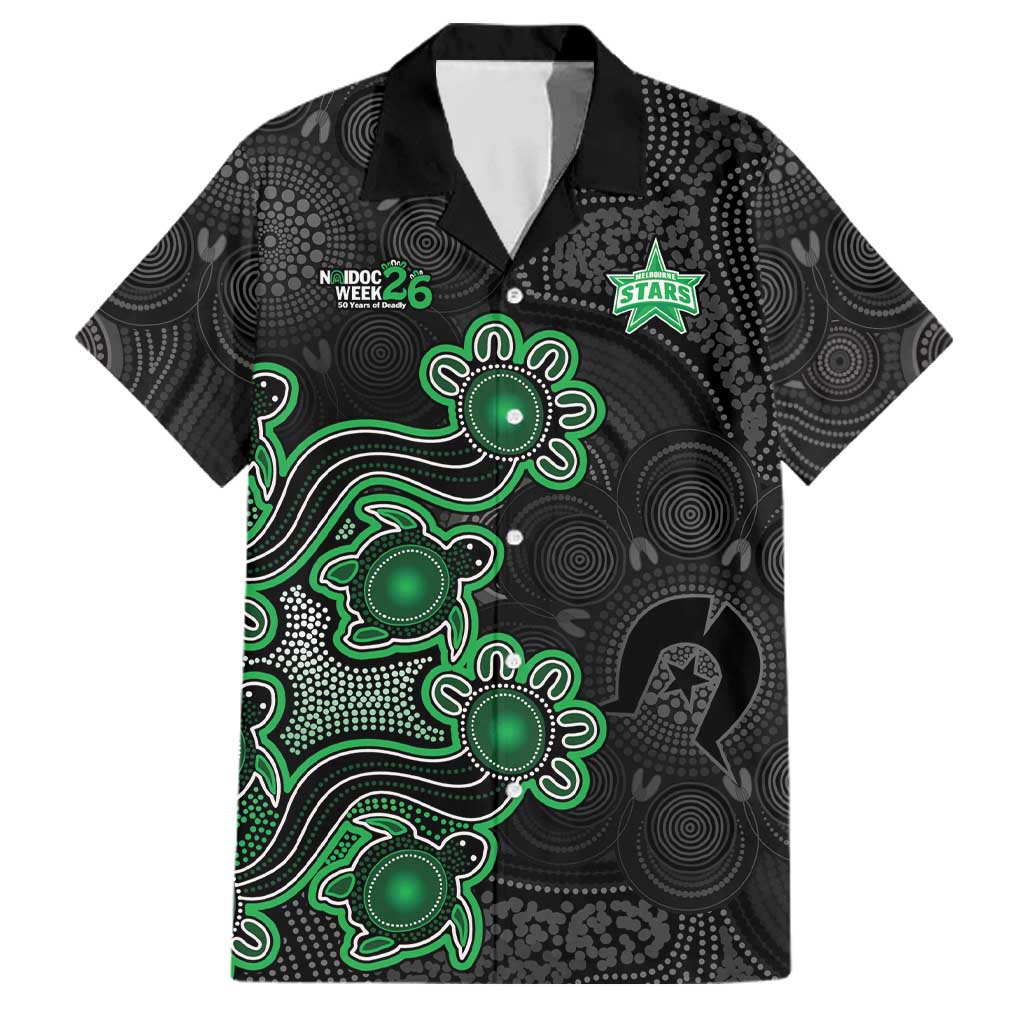 Personalised Melbourne Stars NAIDOC Week 2026 Family Matching Mermaid Dress and Hawaiian Shirt Sea Turtles Aboriginal Art