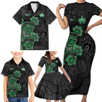 Personalised Melbourne Stars NAIDOC Week 2026 Family Matching Short Sleeve Bodycon Dress and Hawaiian Shirt Sea Turtles Aboriginal Art