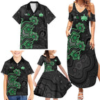 Personalised Melbourne Stars NAIDOC Week 2026 Family Matching Summer Maxi Dress and Hawaiian Shirt Sea Turtles Aboriginal Art