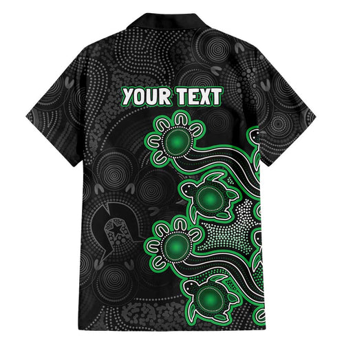 Personalised Melbourne Stars NAIDOC Week 2026 Family Matching Tank Maxi Dress and Hawaiian Shirt Sea Turtles Aboriginal Art