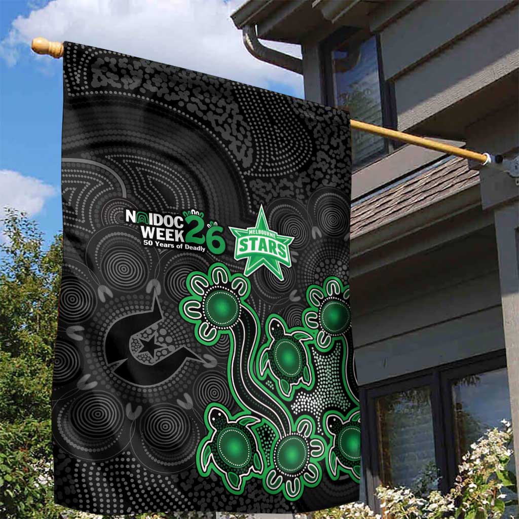 Melbourne Stars NAIDOC Week 2026 Garden Flag Sea Turtles Aboriginal Art