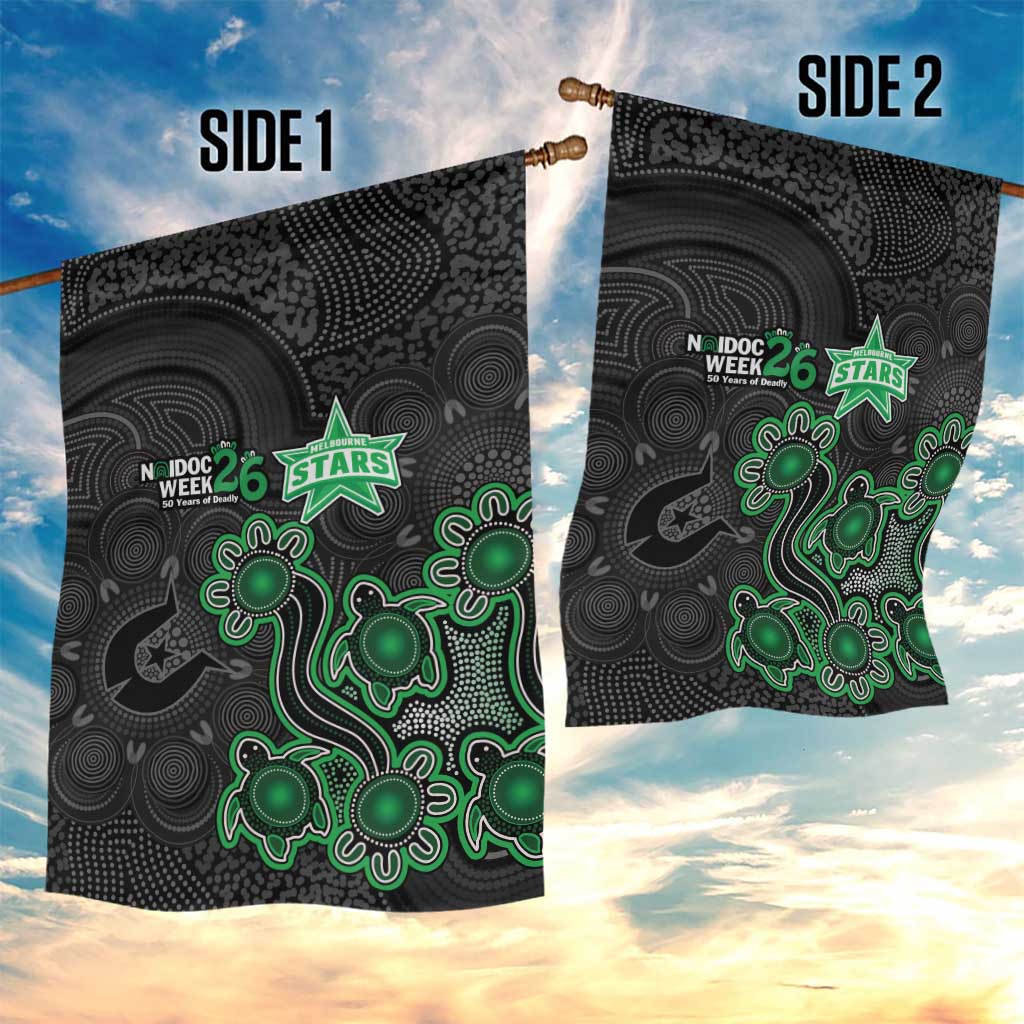 Melbourne Stars NAIDOC Week 2026 Garden Flag Sea Turtles Aboriginal Art