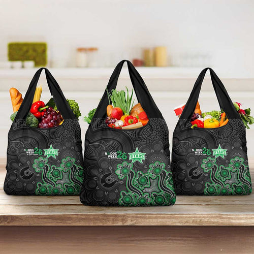 Melbourne Stars NAIDOC Week 2026 Grocery Bag Sea Turtles Aboriginal Art