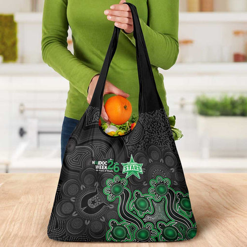 Melbourne Stars NAIDOC Week 2026 Grocery Bag Sea Turtles Aboriginal Art