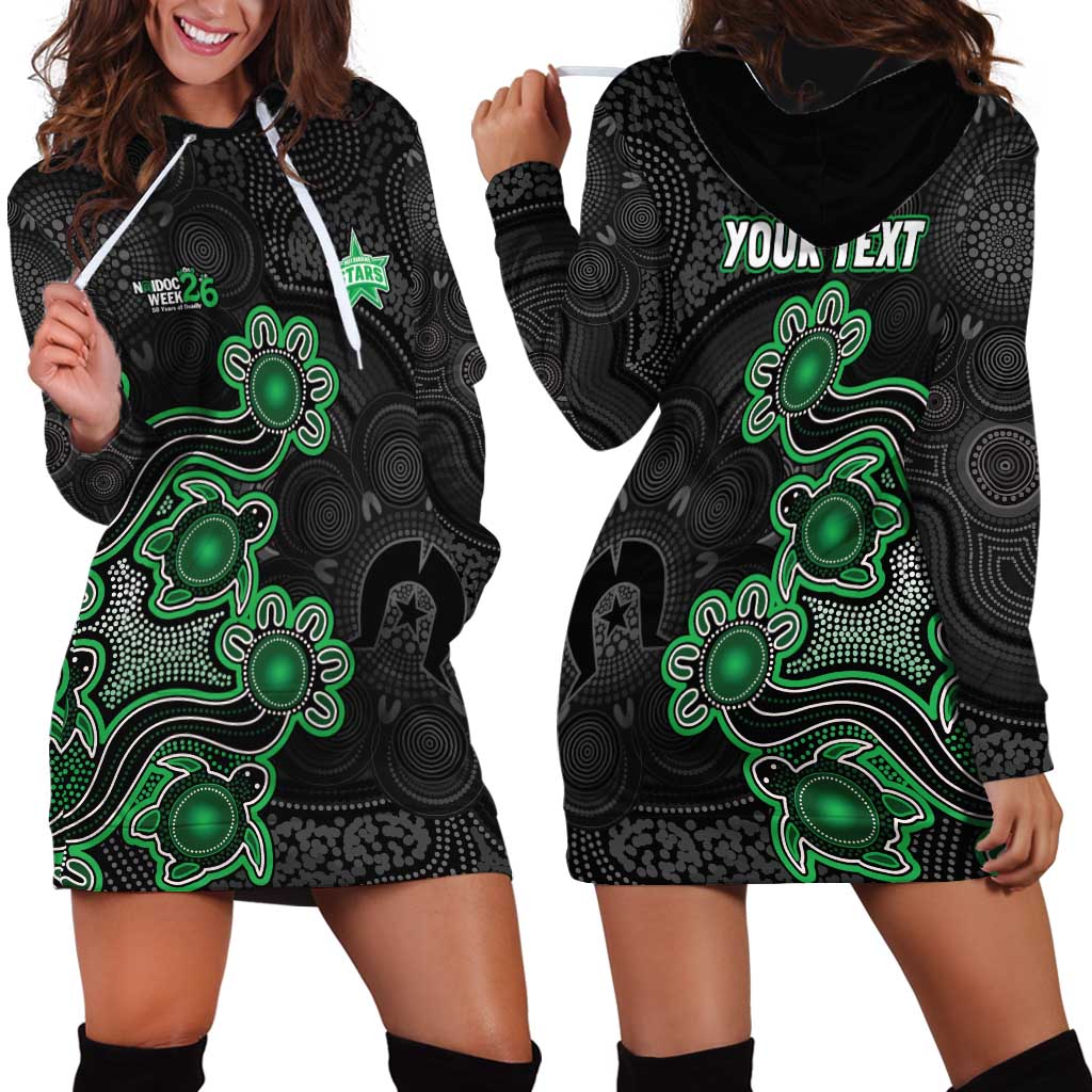 Personalised Melbourne Stars NAIDOC Week 2026 Hoodie Dress Sea Turtles Aboriginal Art