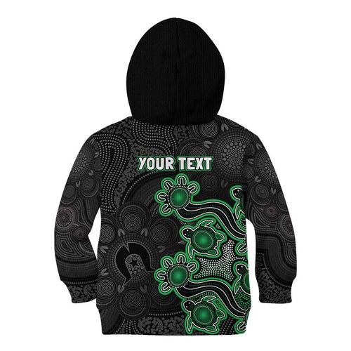 Personalised Melbourne Stars NAIDOC Week 2026 Kid Hoodie Sea Turtles Aboriginal Art