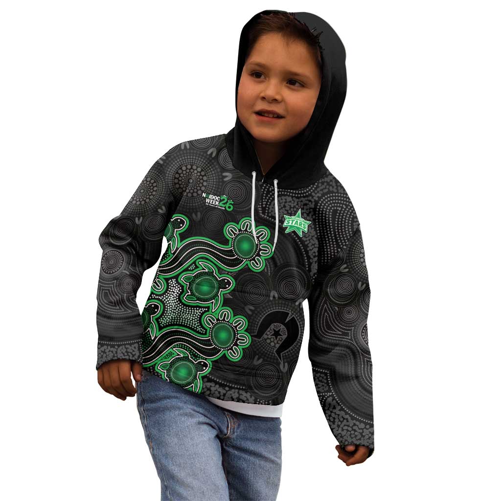 Personalised Melbourne Stars NAIDOC Week 2026 Kid Hoodie Sea Turtles Aboriginal Art