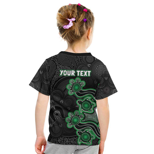 Personalised Melbourne Stars NAIDOC Week 2026 Kid T Shirt Sea Turtles Aboriginal Art