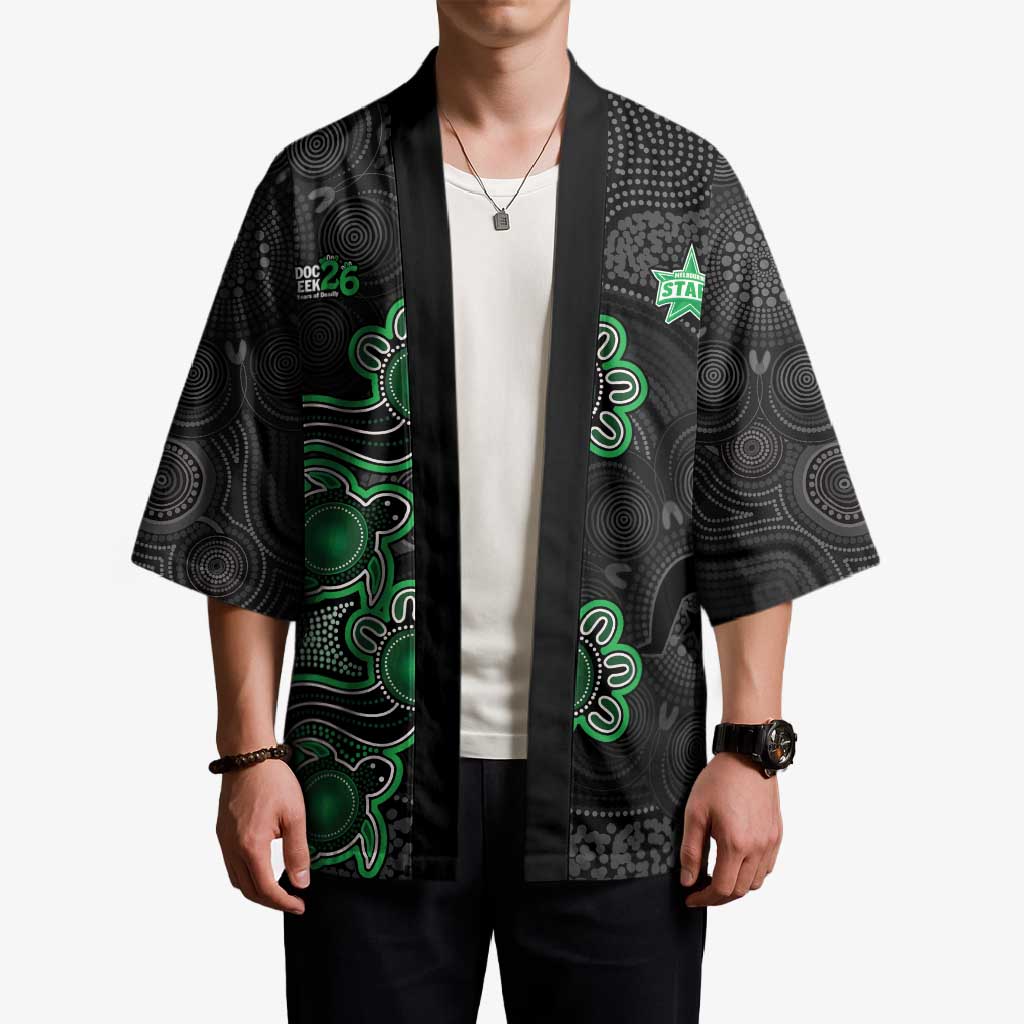 Personalised Melbourne Stars NAIDOC Week 2026 Kimono Sea Turtles Aboriginal Art