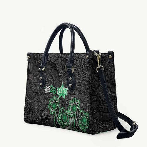 Melbourne Stars NAIDOC Week 2026 Leather Bag Sea Turtles Aboriginal Art