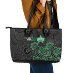 Melbourne Stars NAIDOC Week 2026 Leather Tote Bag Sea Turtles Aboriginal Art