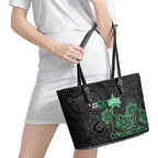 Melbourne Stars NAIDOC Week 2026 Leather Tote Bag Sea Turtles Aboriginal Art