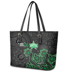 Melbourne Stars NAIDOC Week 2026 Leather Tote Bag Sea Turtles Aboriginal Art