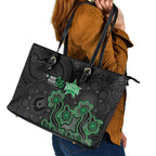 Melbourne Stars NAIDOC Week 2026 Leather Tote Bag Sea Turtles Aboriginal Art