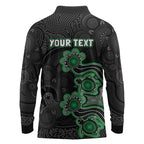Personalised Melbourne Stars NAIDOC Week 2026 Long Sleeve Polo Shirt Sea Turtles Aboriginal Art