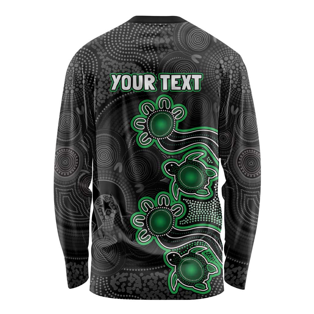 Personalised Melbourne Stars NAIDOC Week 2026 Long Sleeve Shirt Sea Turtles Aboriginal Art