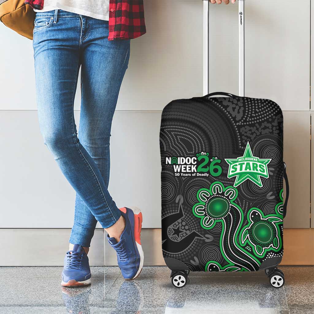 Melbourne Stars NAIDOC Week 2026 Luggage Cover Sea Turtles Aboriginal Art