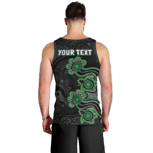 Personalised Melbourne Stars NAIDOC Week 2026 Men Tank Top Sea Turtles Aboriginal Art
