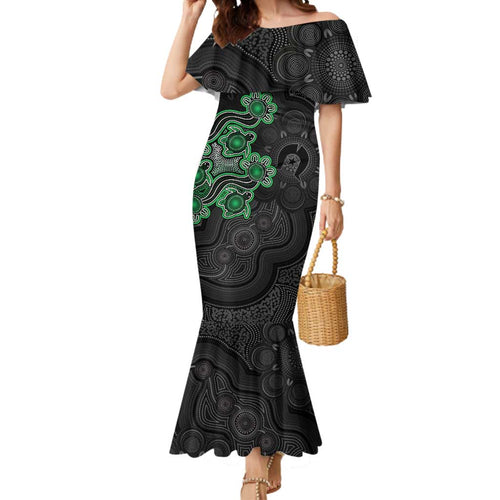Personalised Melbourne Stars NAIDOC Week 2026 Mermaid Dress Sea Turtles Aboriginal Art