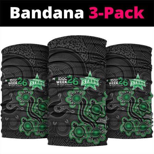 Melbourne Stars NAIDOC Week 2026 Neck Gaiter Sea Turtles Aboriginal Art