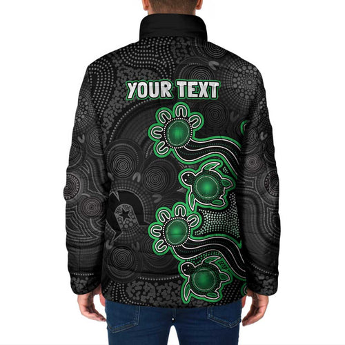 Personalised Melbourne Stars NAIDOC Week 2026 Padded Jacket Sea Turtles Aboriginal Art