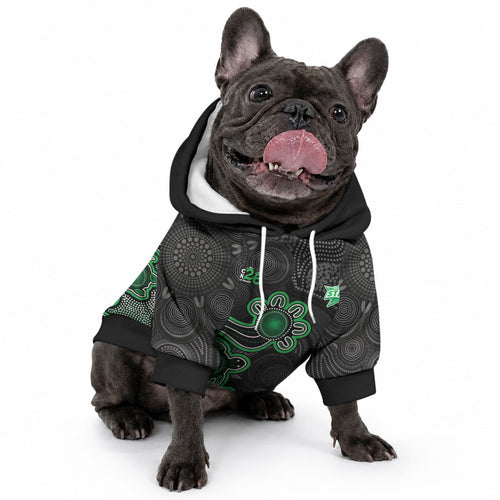 Personalised Melbourne Stars NAIDOC Week 2026 Pet Hoodie Sea Turtles Aboriginal Art